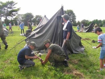 陸上自衛隊と一緒にキャンプ！？親子で楽しめるキャンプ企画をご存知でしたか？