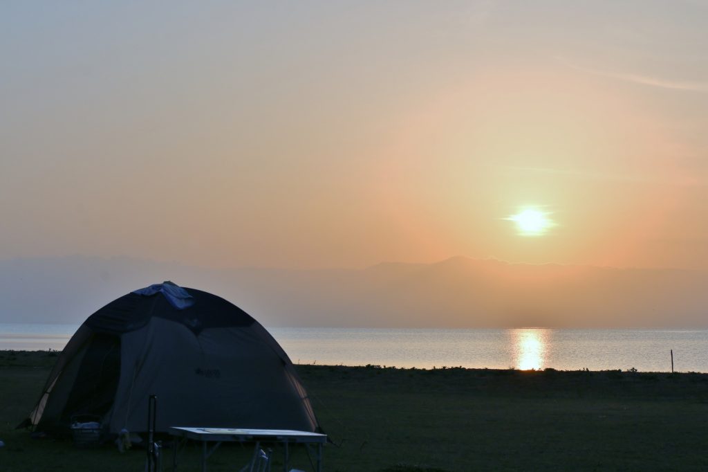 琵琶湖　キャンプ場
