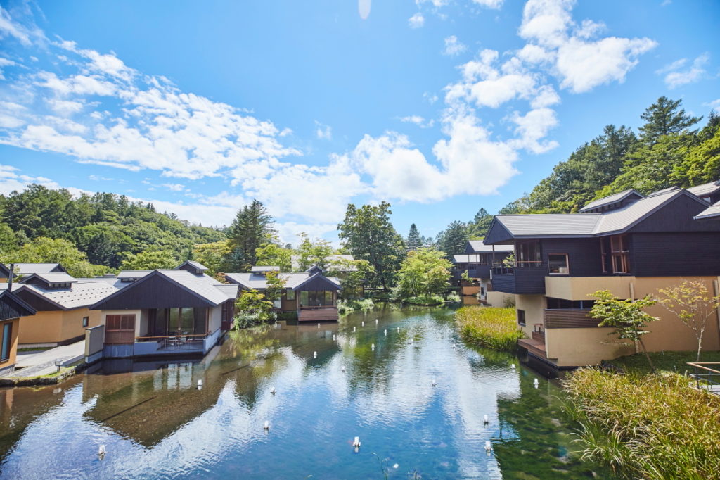 星のや軽井沢「夕涼みダイナー」