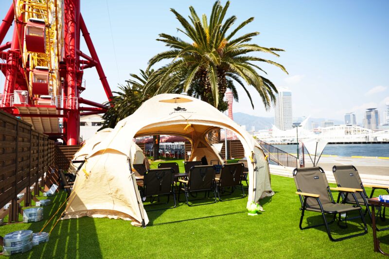 グランピングBBQ施設 「URBAN BBQ KOBE HARBORLAND」