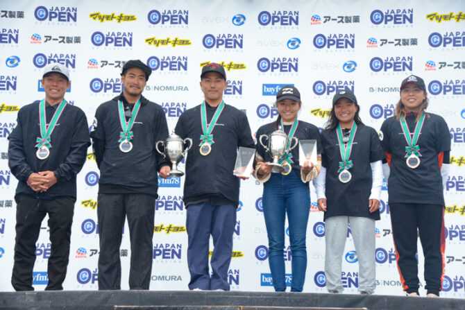 第1回 ジャパンオープン オブ サーフィンが閉幕、村上 舜選手と松田 詩野選手が大会を制し、 ISAワールドサーフィンゲームス出場資格を獲得