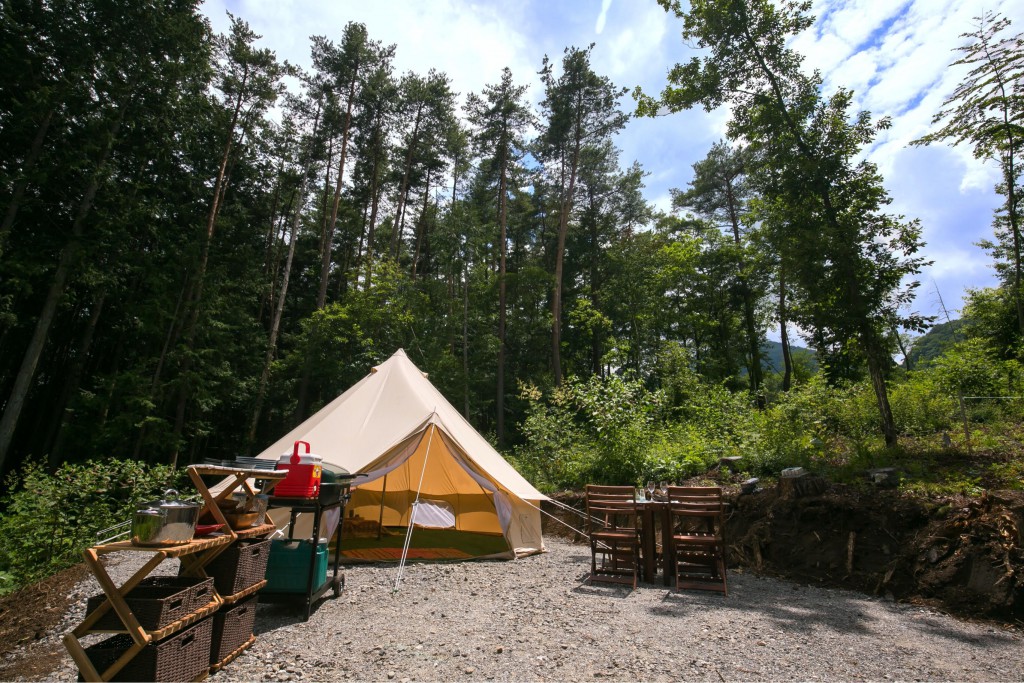 北杜　キャンプ　白州・尾白 FLORA Campsite in the Natural Garden
