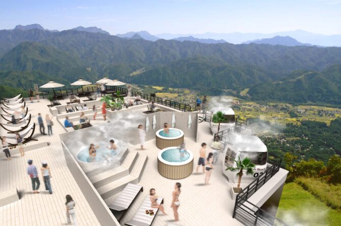 標高1,400mの山岳にビーチリゾートが誕生！「HAKUBA MOUNTAIN BEACH」、白馬八方尾根に7月26日開業予定