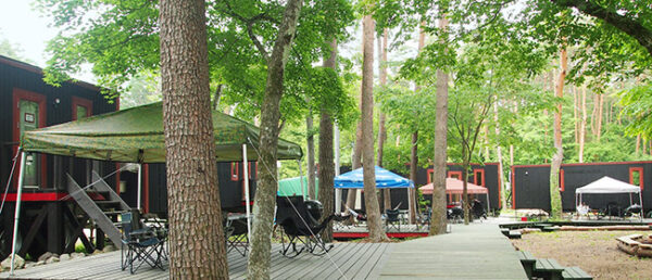 清水国明の森と湖の楽園×QOONELTAS（クーネルタス）×FIELDOORがコラボレーションしたキャンプエリアが登場