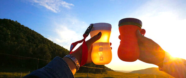 小さくたためて持ち運びやすい！夏アクティビティにぴったりのシリコーンボトルがAmazonで先行発売中