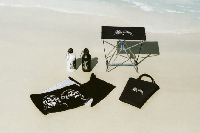 フェスやビーチ、キャンプなど、夏のレジャーシーンを満喫するXLARGE、X-girl、OPENING CEREMONY によるトリプルコラボレーション