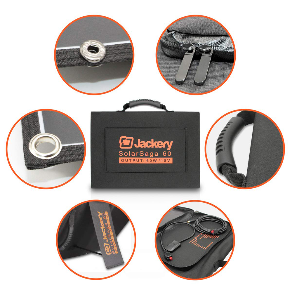 折りたたみ式ソーラーパネル　Jackery SolarSaga 60