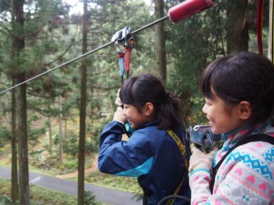 フォレストアドベンチャー糸島は家族一緒に楽しめるアウトドアパーク