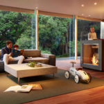 バイオエタノール暖炉”エコスマートファイヤー” 人気のコンクリートカラーがデザイナーズシリーズ 「FUSION(フュージョン)」