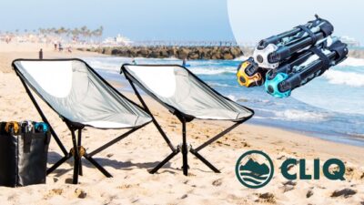 軽量×コンパクトが特徴のポータブルチェアのCLIQ Chair(クリックチェア)