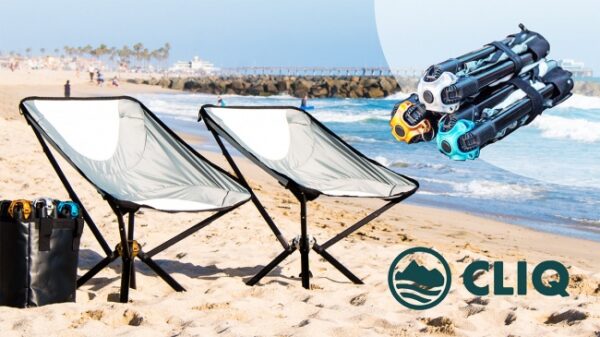 軽量×コンパクトが特徴のポータブルチェアのCLIQ Chair(クリックチェア)