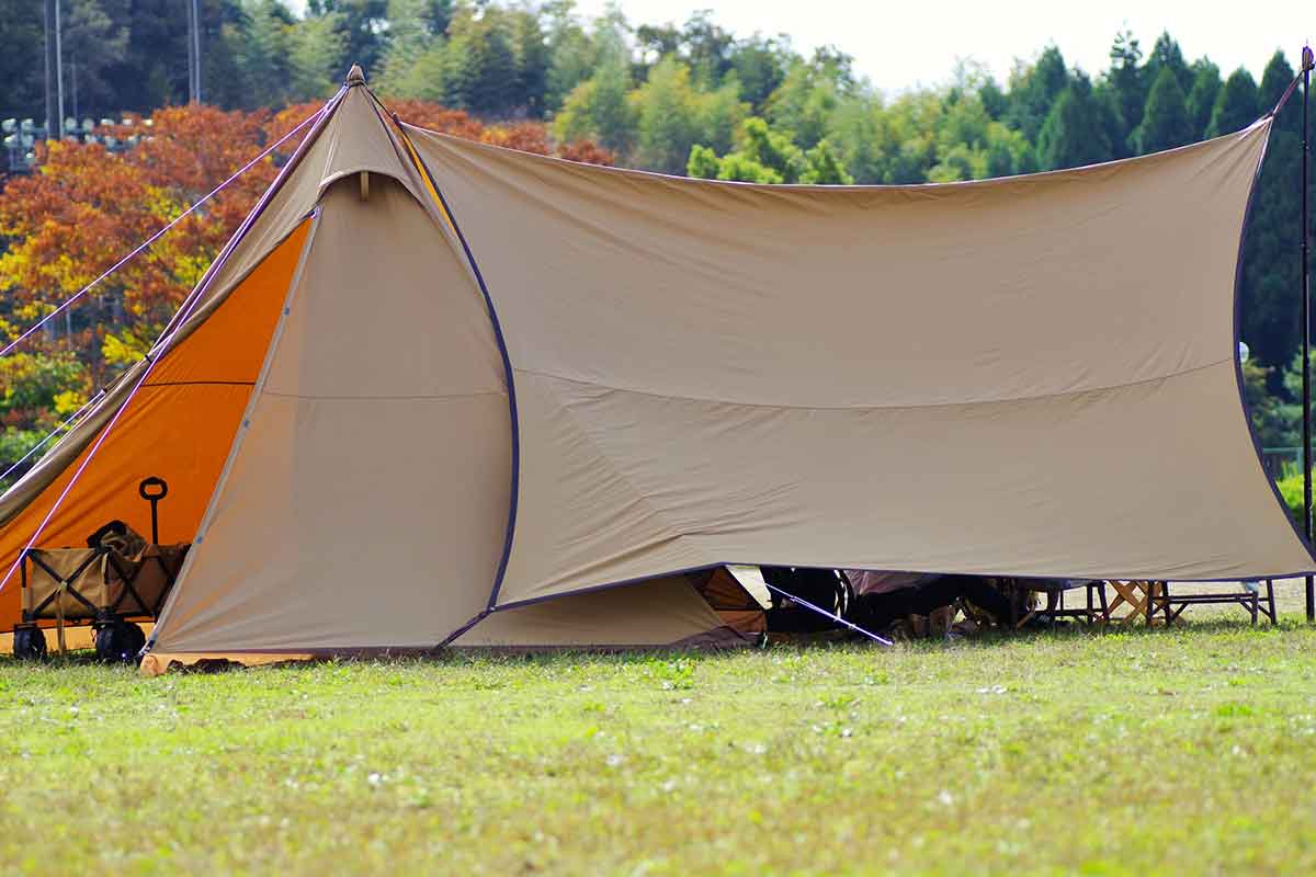 カンガルースタイル　テント　キャンプ
