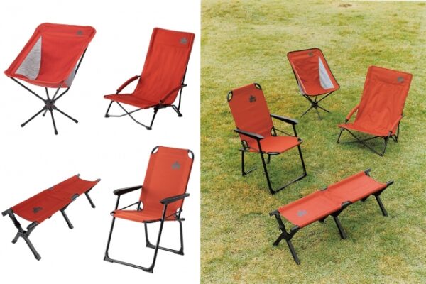 LOGOS(ロゴス)、難燃BRICKチェアシリーズ 新発売【火の粉に強い新素材、飛び火しても燃え広がらない】