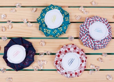 夏に熱にエコひんやり「ひょうのう」とUVカットの「日除けうちわ」新発売