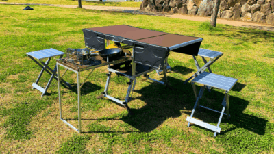 アウトドア多機能テーブルセット「EAGLE TABLE」を先行予約販売中！