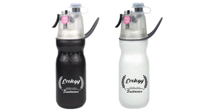 夏のコロナ対策＋熱中症予防に！水分補給＋ミストシャワーダブル機能ボトル 「ミストウォーターボトル」発売！