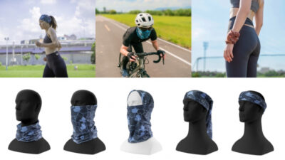 Bone 多機能 8ways 冷感フェイス＆ネックカバーで暑い夏も快適に・アクティブに！高UPF涼感素材と縫い目のないシームレス構造。