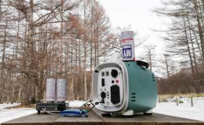 初心者必見！携帯発電機のcrema(クレマ)はカセットボンベだけで使える！