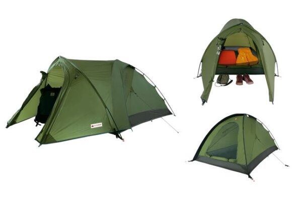 ZEROGRAMのオールインワン型 2名用軽量シングルウオールテント「Papillon All-In-One」