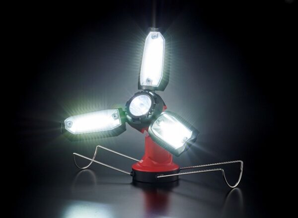 緊急時やアウトドアに！「バッ！と広がる多角度LEDランタン」発売