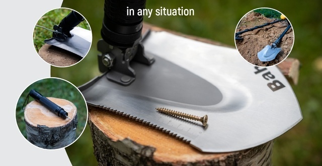 多機能アウトドアツール Baha SHOVEL