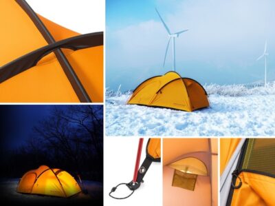 ZEROGRAMの軽量シングルウオールテント「Papillon EXP」は厳冬期にも快適！