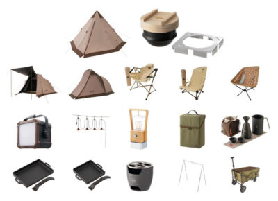 LOGOS、2021年モデルより約300アイテムの最新キャンプギアから17種が先行販売
