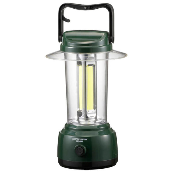 「キャンピングランタン CL2400」は最大2400ルーメンの面発光LEDで照らすキャンピングランタン