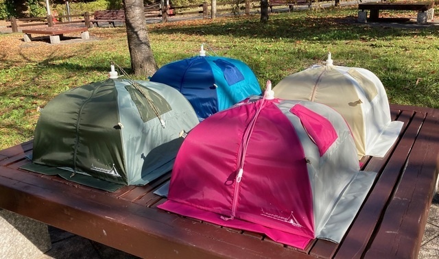 テントのようなフードカバー