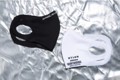NYLON x atmos pink x WEARTHEMUSIC LOGO MASK 1/22発売