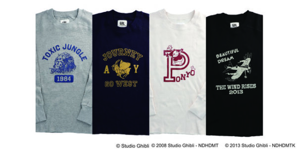 スタジオジブリ大人のアメカジブランド「GBL」、アウトドアシーンにも重宝する、保温性に優れたサーマルロングスリーブTシャツ