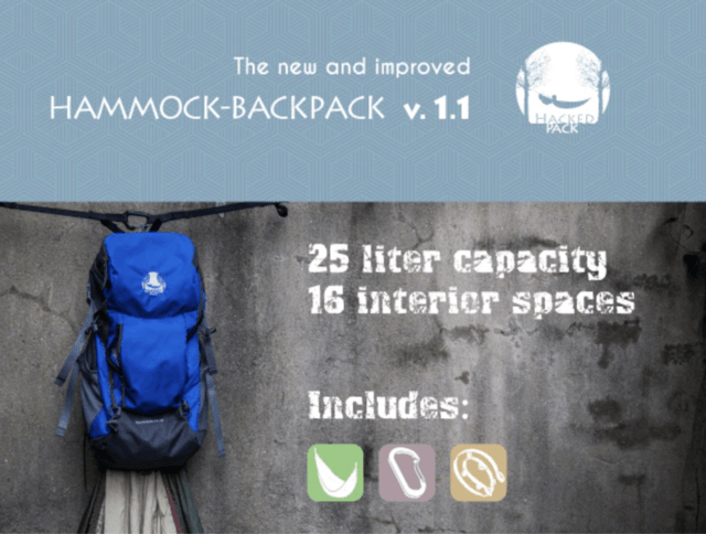 ハンモック「HackedPack V1.1」