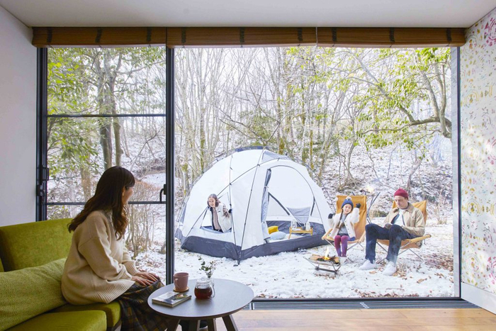リゾナーレ那須「家族で楽しむ冬のガーデンキャンプデビュー」