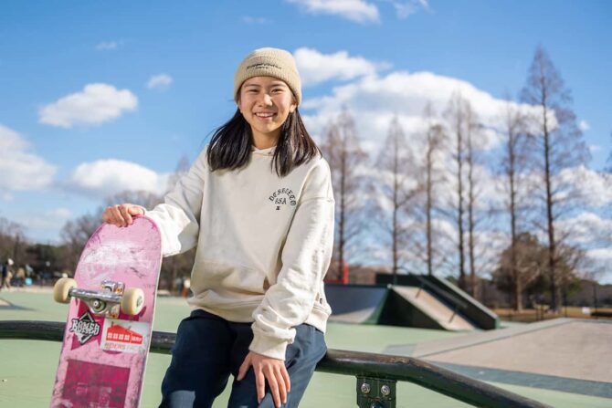 【織田夢海】伸び盛りでの五輪延期でメダル獲得も視野に。期待の中学生スケートボーダー〜取材記Part3