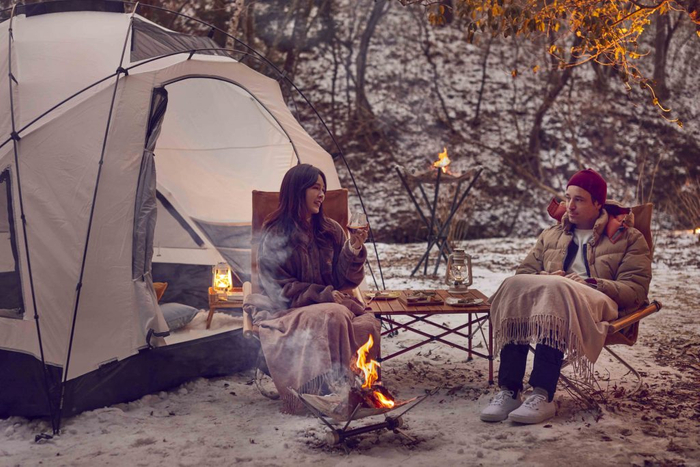 リゾナーレ那須「家族で楽しむ冬のガーデンキャンプデビュー」