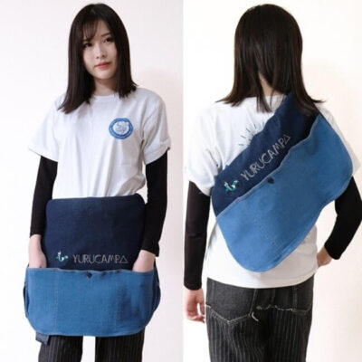 ゆるキャン△から機能的すぎるエプロン⇔バックになる「デニム長袖シャツ」