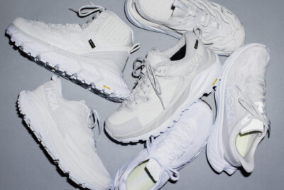 HOKA ONE ONEのVARIANT WHITE PACKは、ホワイトとグレーでアレンジしたスペシャルカラーパッケージ