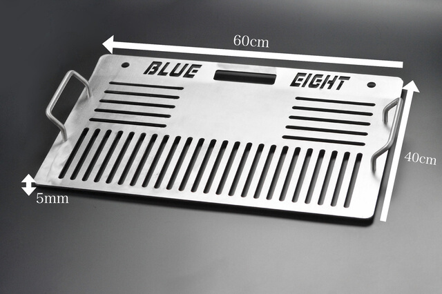 宙に浮くプレート「Blue Eight 2Poll Plate」