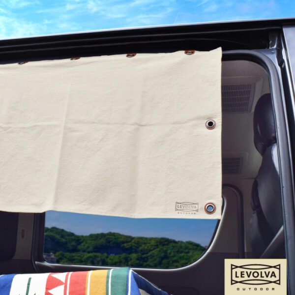 ​アウトドア用品ブランド「​LEVOLVA OUTDOOR」から取付けフリーなカーテン発売