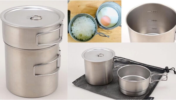 ​ptygraceoutdoorの新商品２WAYライスクッカー​は、ソロキャンプ・災害時対応