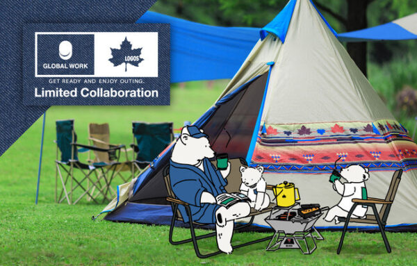 GLOBAL WORK、LOGOSとの第6弾コラボアイテムを発売
