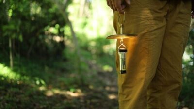 「真鍮の -Katori-」は蚊取り線香立てにもランプシェードにもなる