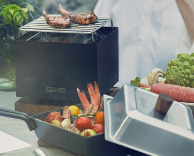 APELUCA（アペルカ）の『TABLETOP GRILL』と『COMPACT DEEP PAN』は使い勝手と機能美にこだわったハイブリッドグリル