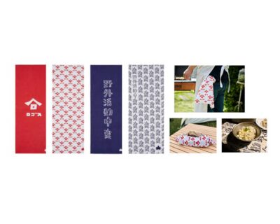 LOGOS、日本の伝統的な技法「注染」で染められたオリジナルのてぬぐい「LOGOS てぬぐい」シリーズ4種 新発売