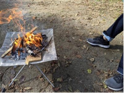 メッシュの焚火台は軽くてコンパクト！本格的であたたかいメッシュ焚火台の魅力