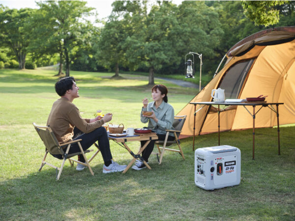 カセットガスだけで発電するコーシン インバーター発電機『GV-9ig』