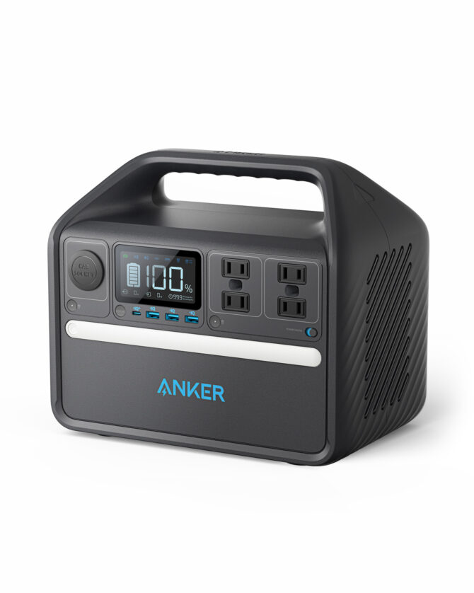 「Anker 535 Portable Power Station (PowerHouse 512Wh) 」を販売開始、長寿命バッテリーを搭載したポータブル電源に大容量・高出力モデル