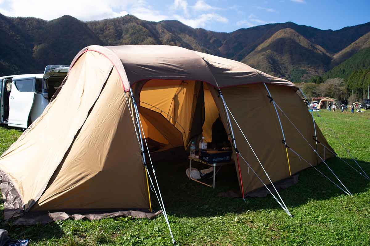 キャンプ　2ルームテント