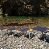 災害時にも活躍する、太陽光で充電できる折り畳み式テーブル「ソーラーテーブル」のキャンペーンを開催