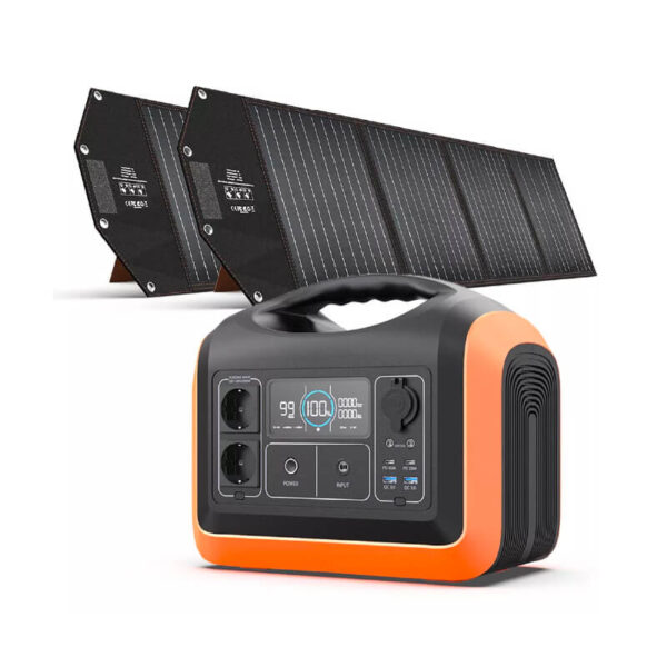 エコフレンドリー！リチウム電池と太陽光のハイブリッドポータブル発電機「Gamp Hero」